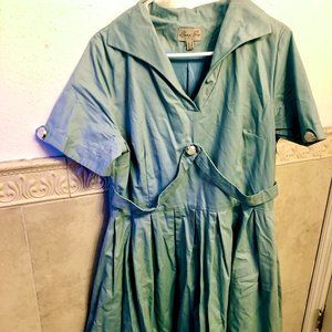 Lindy Bop Retro Mint Dress Womens 2XL